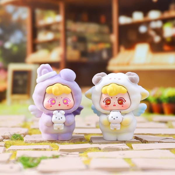 Sweet Anegl Series Mini Fluffy Animal Blind Box e Action Figur 1 Box Random
