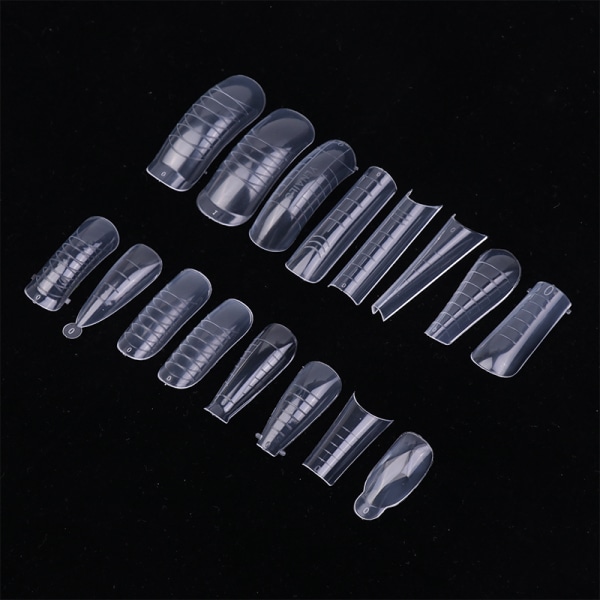 60 Stk ABS Extension Nail Forms For UV Gel Polish False Nail Art 2