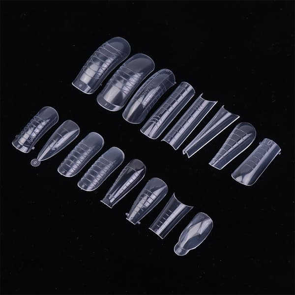 60 Stk ABS Extension Nail Forms For UV Gel Polish False Nail Art 7
