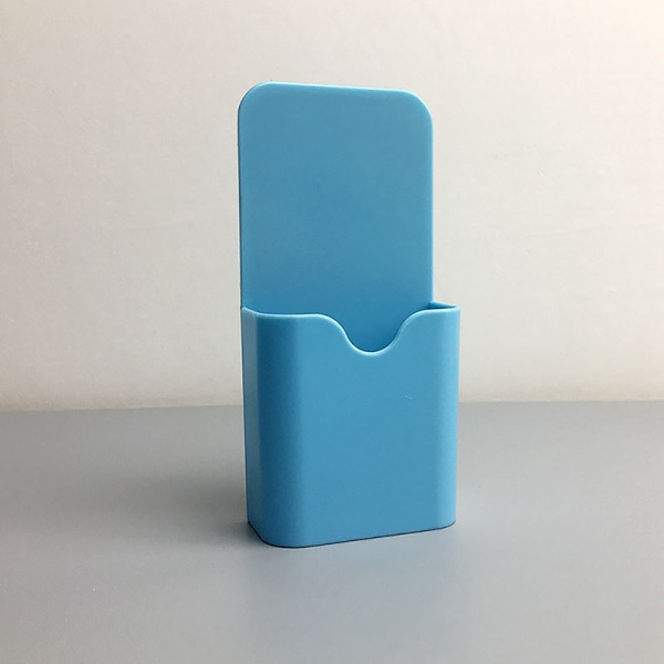 Magnetisk Kylskåp Förvaringsbox Burkar Marker Pennhållare Offic Blue S