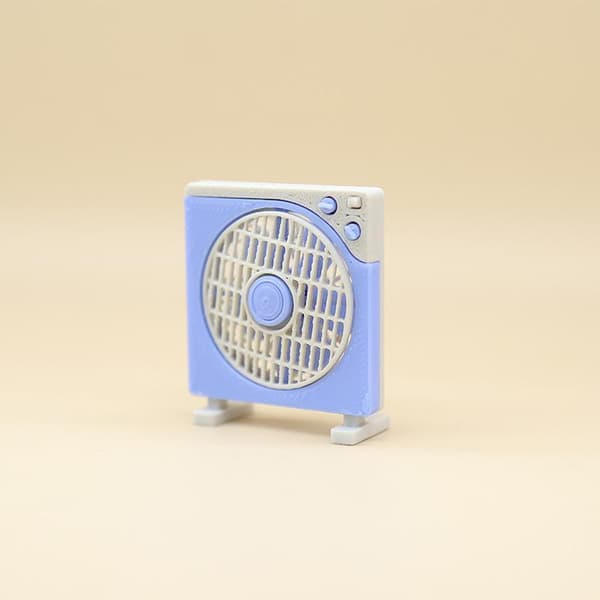 1 stk. mini elektrisk ventilator model dukketilbehør til dukker dukkehus A1