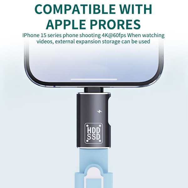 2-i-1 Type C OTG Adapter USB 2.0 Hun Til Telefoner/Bærbare Computere - D Silver