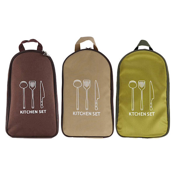 Utomhus Camping Köksredskap Container Bag Matlagningsredskap Organisera green