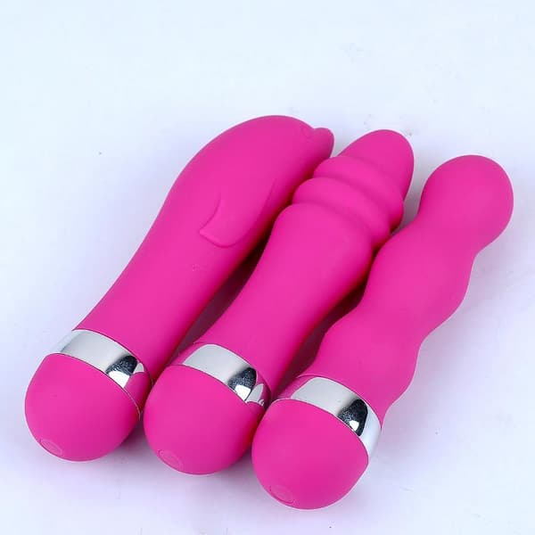 Multi-Speed G-punkt Vibrator Dildo Massagerstav Anal Klitoris S A3