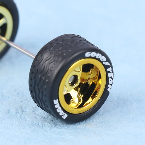1Sett 1/64 Legering Bil Stort Lite Hjul BSC-D Serie 10,8mm+12,8mm C