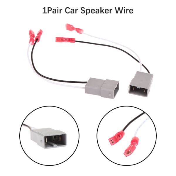 1Par Bilhögtalare Kabelnät Adapter Kabelkontakt Kabel Fo