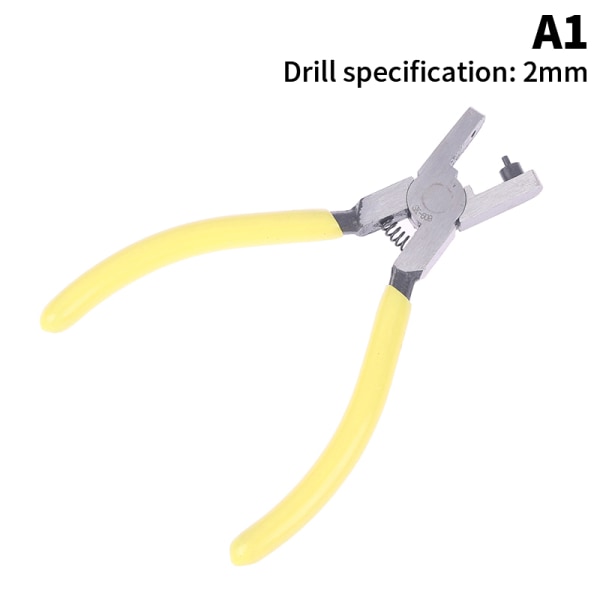 Universal handläderrem Watch Bälte Punching Tool Punc A1