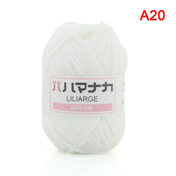 Milk Sweet Soft Cotton Baby Knitting Villalanka Paksu lanka kuitu A20