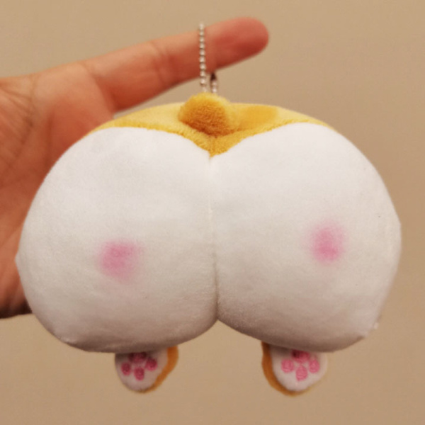 Ny e Cat Butt Plys nøglering Butt Soft Fidget Toy Girls Child A1