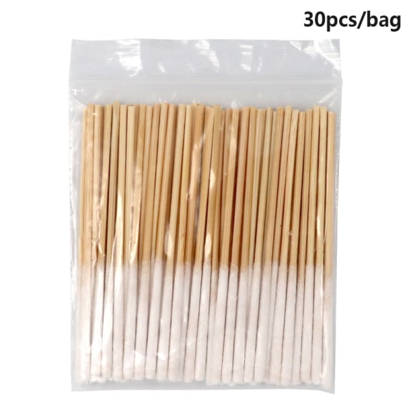 30/60 st Engångs längre bomullspinneborste Luddfri Micro Br 30PCS