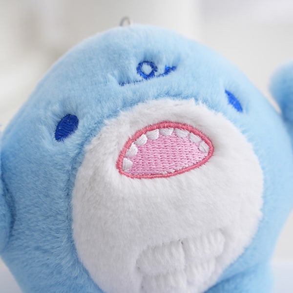 Sarjakuva Kawaii Shark Pehmolelu Pehmeä PP-puuvillanukkeriipuslelu C