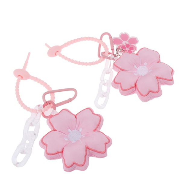 Pink Cherry Blossom avaimenperä Sakura Pendant Flower avaimenperä Ba B