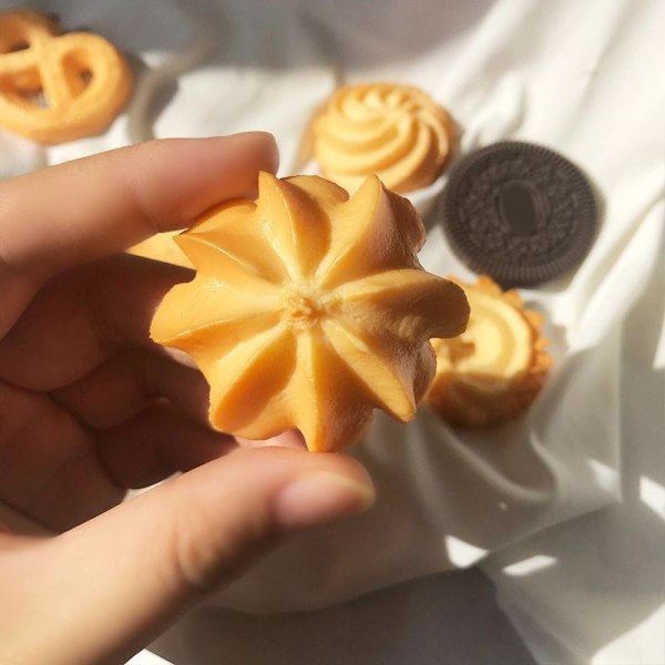 Nya Creative Girls e Biscuit Hårnål Enkla sidotopp-hårklämmor A5