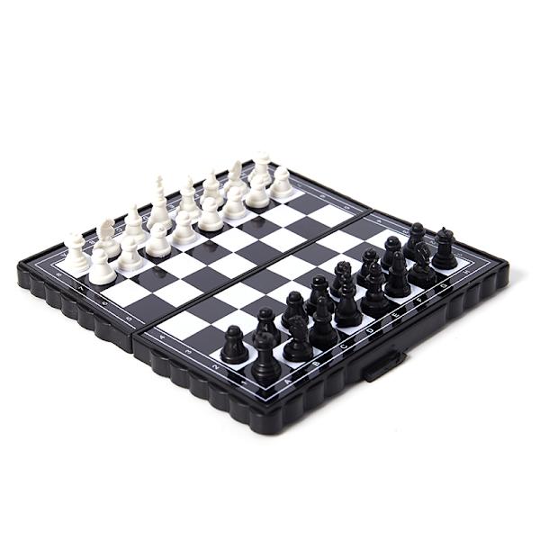 32st Mini schackset Set schackbräde i plast Hemma Utomhus