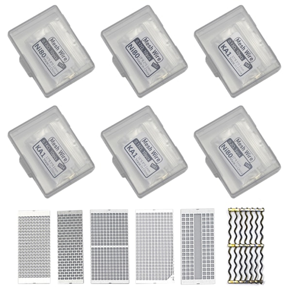 5/10 stk 6 modeller Mesh Style Varmespiral For Erstatning Prebui N82 -0.17Ω