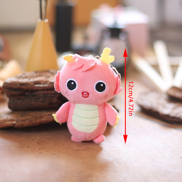 12 cm Kawaii plys dukke legetøj tegneserie s nøglering Tasker vedhæng Pink  17f5 | Pink | Fyndiq