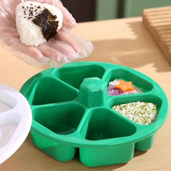 Risbollform Triangulär Bento Lunchlåda Sushi Tillverkningsverktyg A
