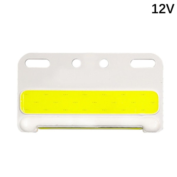 12V 24V Truck Blinklys Sidelys dekorasjon Signallampe LE White 12V