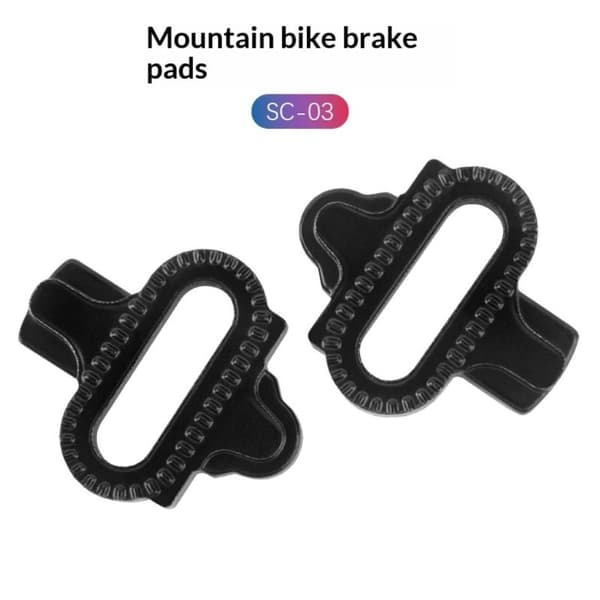 1 set mountainbikeskor klossar SPD-pedal cykelskor clips A1