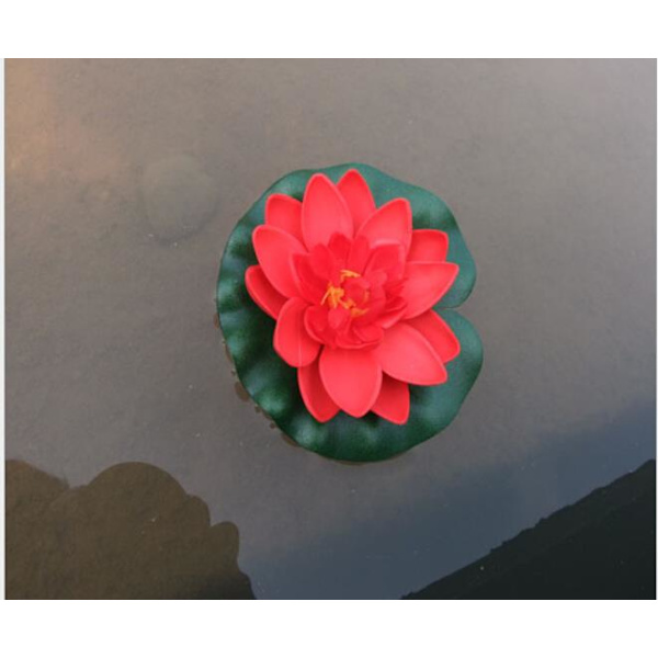 Hotsale DIY artificiellt vatten Lotus Floating Flower Fish Tank SP Red
