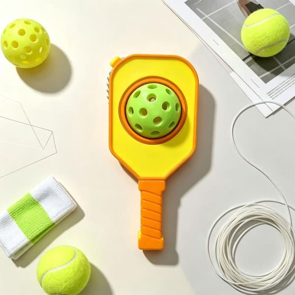 1 stk Pickleball Racketformet Fidget-leketøy med roterbar ball A8