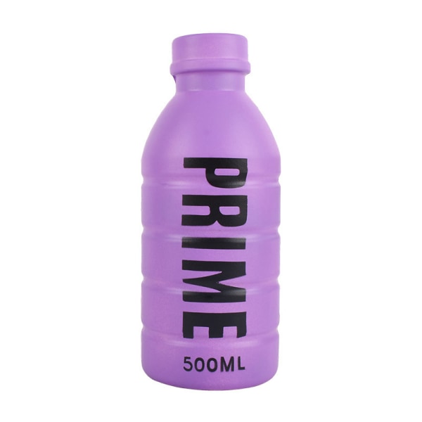 Anti-Stress Prime Drink Bottle Relief Legetøj Blødt Fyldt Latte C Purple