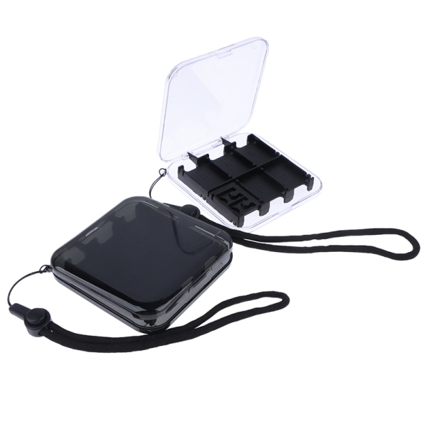Case för Switch/Switch Lite/Switch OLED 12-kassetter Transparent
