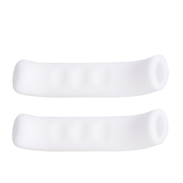 2stk Cykelbremsegreb beskyttelseshylster bjergvejsfoldi White