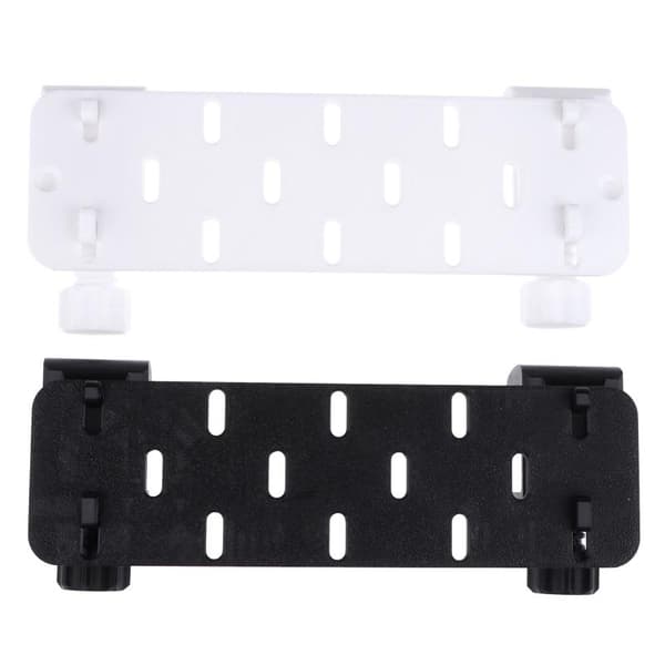 Bordsmonterad perforerad pegboard, skrivbordsorganisatör utan borrning White