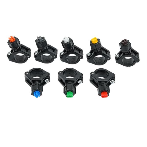 Plastik Quick Release 110 Graders Vifteformet Dyse til Landbrug Blue