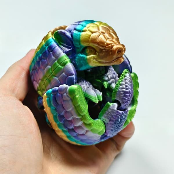 1 stk 3D-printet Pangolin-statue Fidget-actionfigurer til hjemmet B 17x7CM