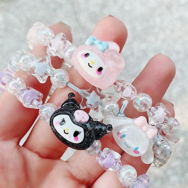 Cinnamoroll Kuromi My Melody Cartoon e Par Armbånd Legetøj Til 01