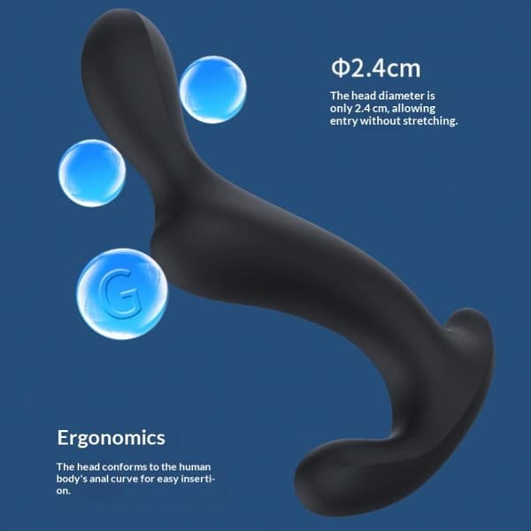Prostatamassasje Fjernkontroll Vibrerende Analplugg Vibrator S