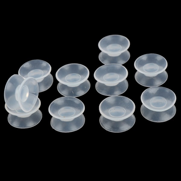 10 STK Dobbeltsidig sugekopp sugepute for Glass Plast Cle