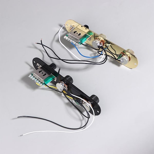1PC Way Wired Loaded Prewired Harness 3-vejs switch-knapper lineær Black