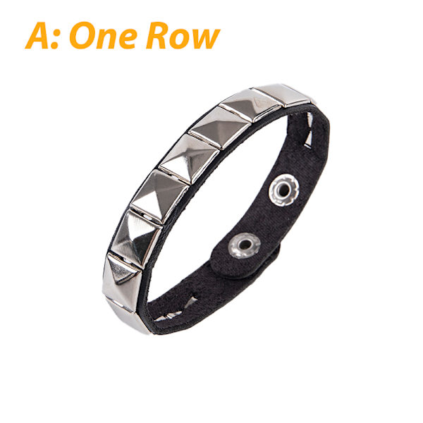 Ainutlaatuinen Rivet Stud Leveä Cuff Punk Gothic Rock Unisex rannerengas A