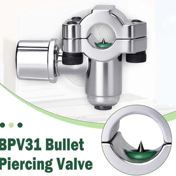 Linjeavtappningsventil BPV-31 Piercingventil Kylskåpspunkteringsventil A1