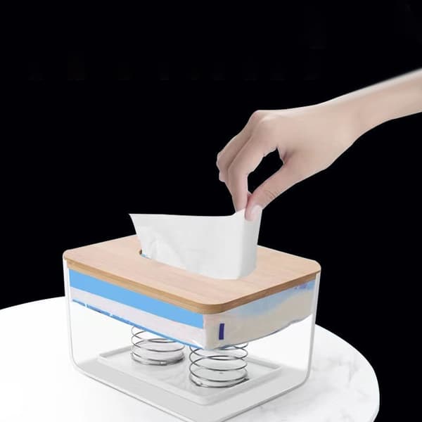 2 Stk Papir Bundstøtte Tissue Dispenser Spring Holder Lifti