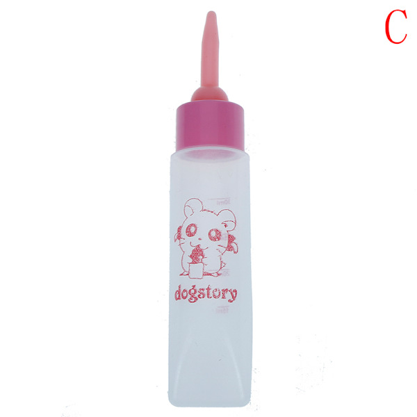 husdjursmjölksflaska 30ml silikonnippel smådjurshamst C
