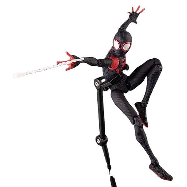 Action Spiderman Miles Morales Figurmodell Spider-Man Into