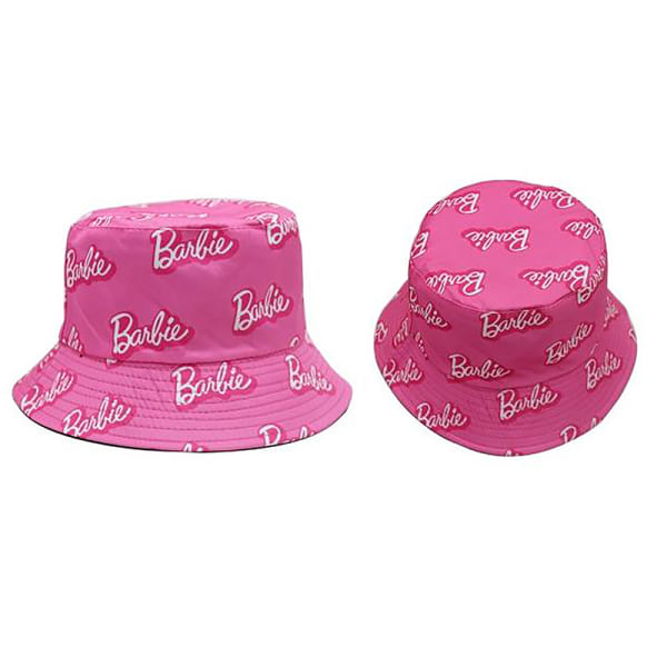 Barbie Alphabet Print Bucket -hattu kesän hauskoihin juhliin ulkona 1