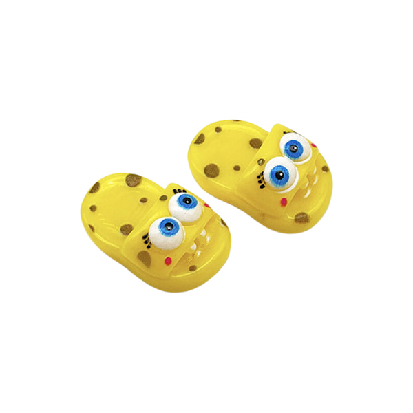 1 par Kawayi Dollhouse Minitofflor för dockskor A Yellow