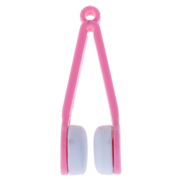 1 ST Solglasögon Glasögonborste Clean Tool Mikrofiberglasögon Pink