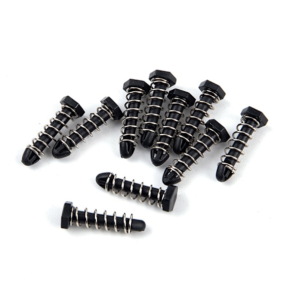 10 kpl 17,6 mm 13,8 mm muovinaula Southbridge Northbridge Coolin Black 17.6