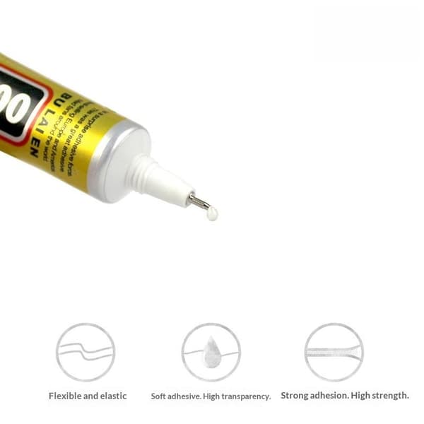 1/5 stk 15/50 ml E8000 multifunktionel flydende lim super stærk klæbemiddel 50ML 1PCS