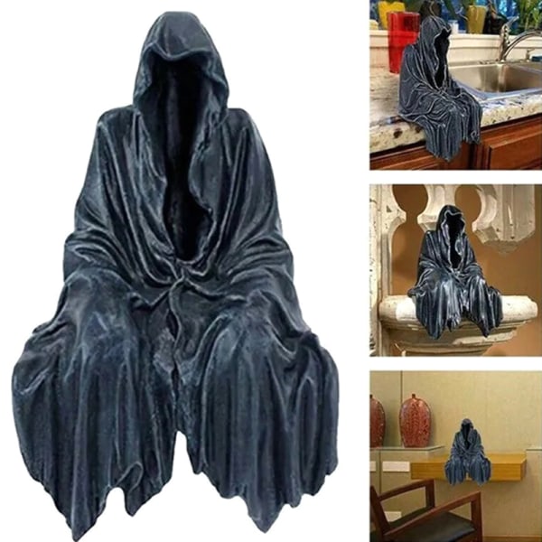 2023 Ny Reaping Solace Reaper Sitting Statue Gothic Desktop Re
