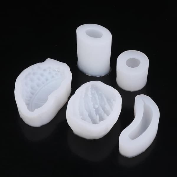 3D Frukt Silikonform Mango Banan Litchi För Ljus Aromaterapi 05