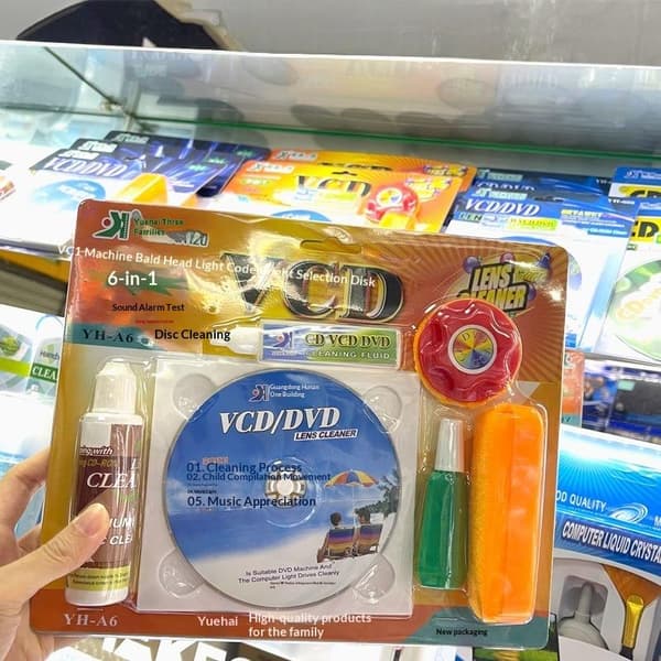 1 sæt CD/DVD/VCD-afspiller linserenser til o videoafspiller tilbehør