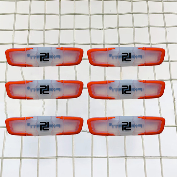 Tennisracketabsorbenter Tennisdämpare Tennisracket Vibratio Orange