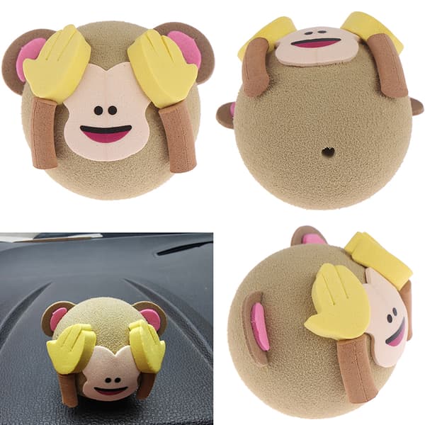 1Pc e monkey bil suv antenne penn topper antenne EVA ball dekor t